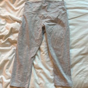 Lululemon Align 25" Size 12 Grey/White Stripes